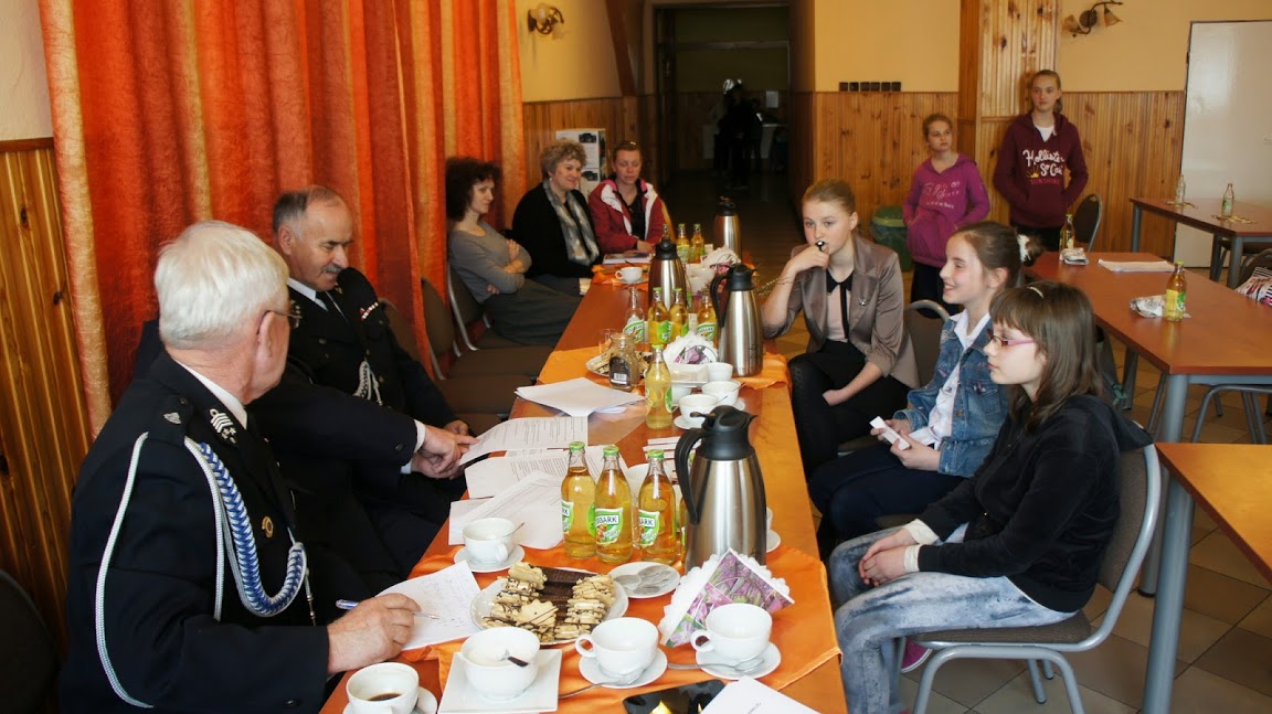 Eliminacje gminne Ogólnopolskiego Turnieju Wiedzy Pożarniczej pod hasłem 